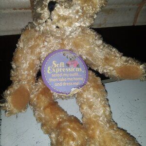 Vintage Dan Dee Soft Expressions jointed  Teddy Bear
